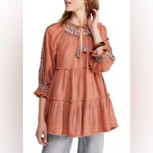 Free people terra cotta tunic